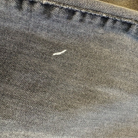 Garage skinny midrise zip and button raw hem grey ankle denim jeans size 00 - Picture 3 of 13